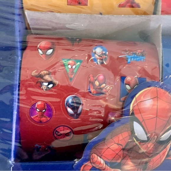 Spider-Man Sticker Collection Marvel 9 Rolls 360pc Colorful Spiderman Comics Lil - Picture 10 of 14